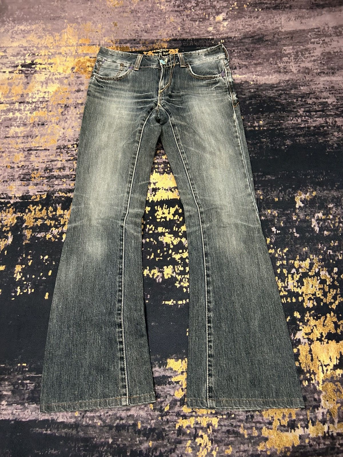 Edwin Vintage Venus Something Edwin Washed Flare Jeans Size US 30 / EU 46 - 5 Thumbnail