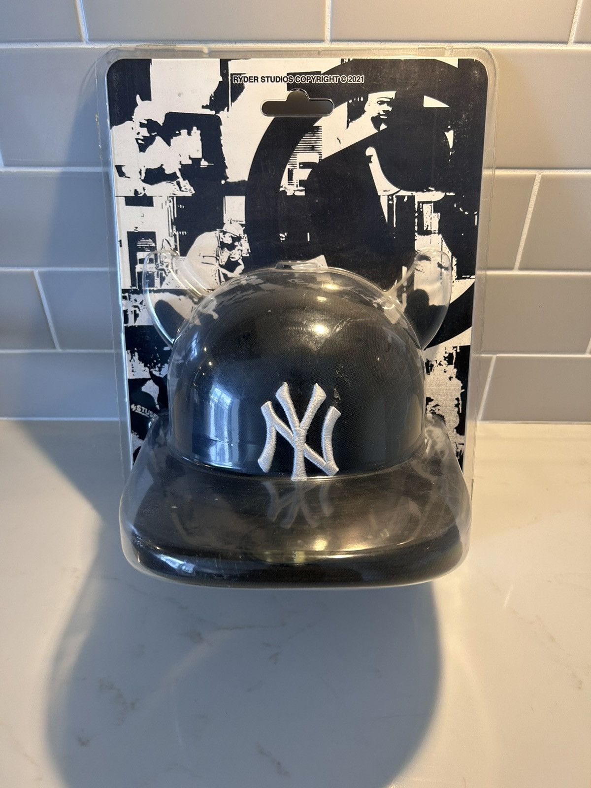 New Era Ryder studios x New era devil horned fitted hat Grailed