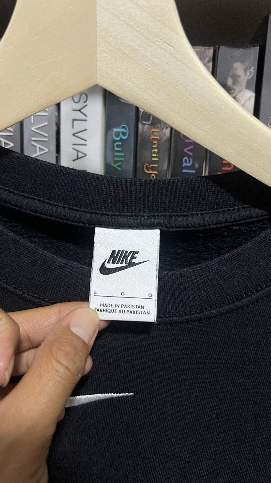 Nike Nike Centre Swoosh Crop Top Sweatshirt Size US L / EU 52-54 / 3 - 5 Thumbnail
