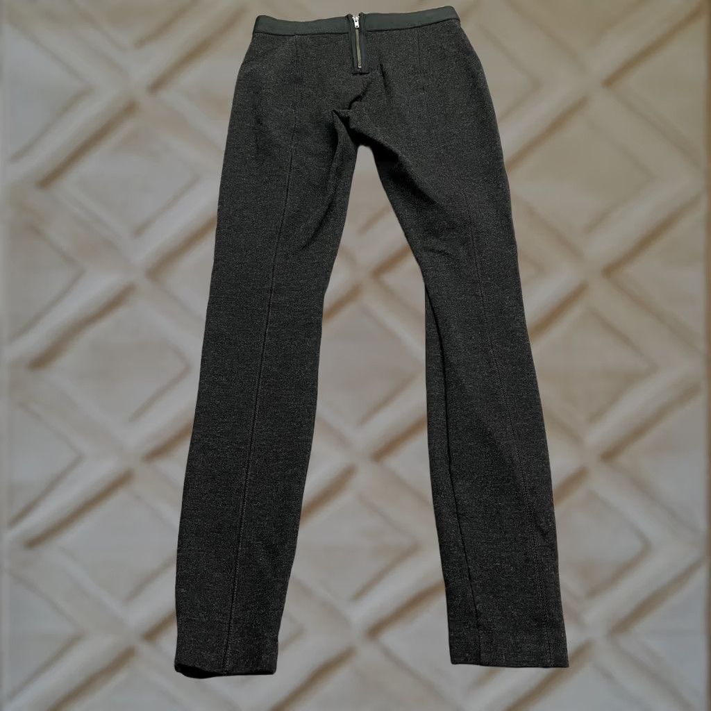 J.Crew J.CREW Pixie Jeans 00R Dark Gray Mid Rise Skinny Leg Pants Womens Regular 24x28.5 Knit Stretch Zipper Front Flat Front Casual Workwear 00 Size 24" / US 00 / IT 34 - 1 Thumbnail