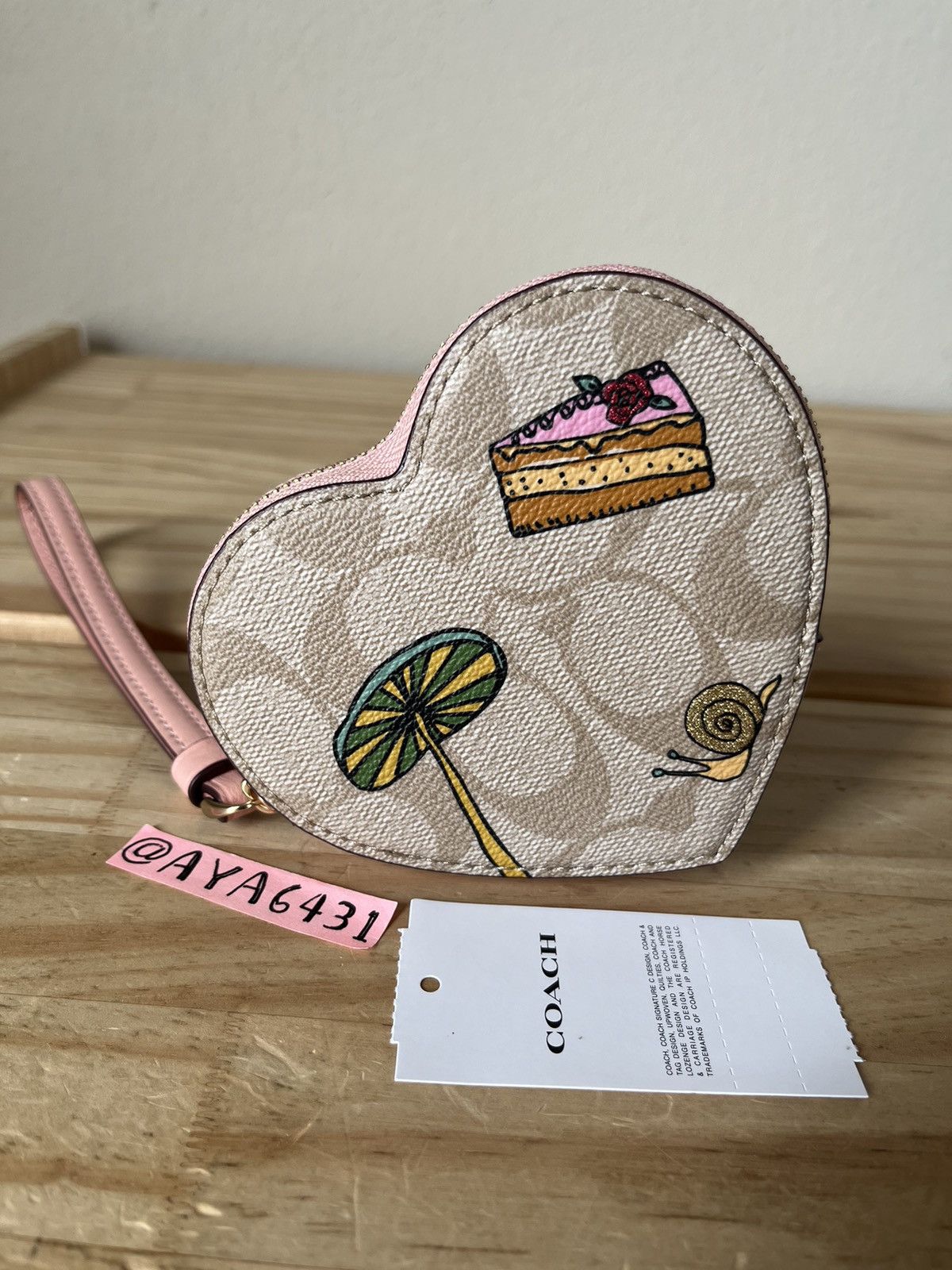 Coach Coach heart coin case Size ONE SIZE - 10 Thumbnail
