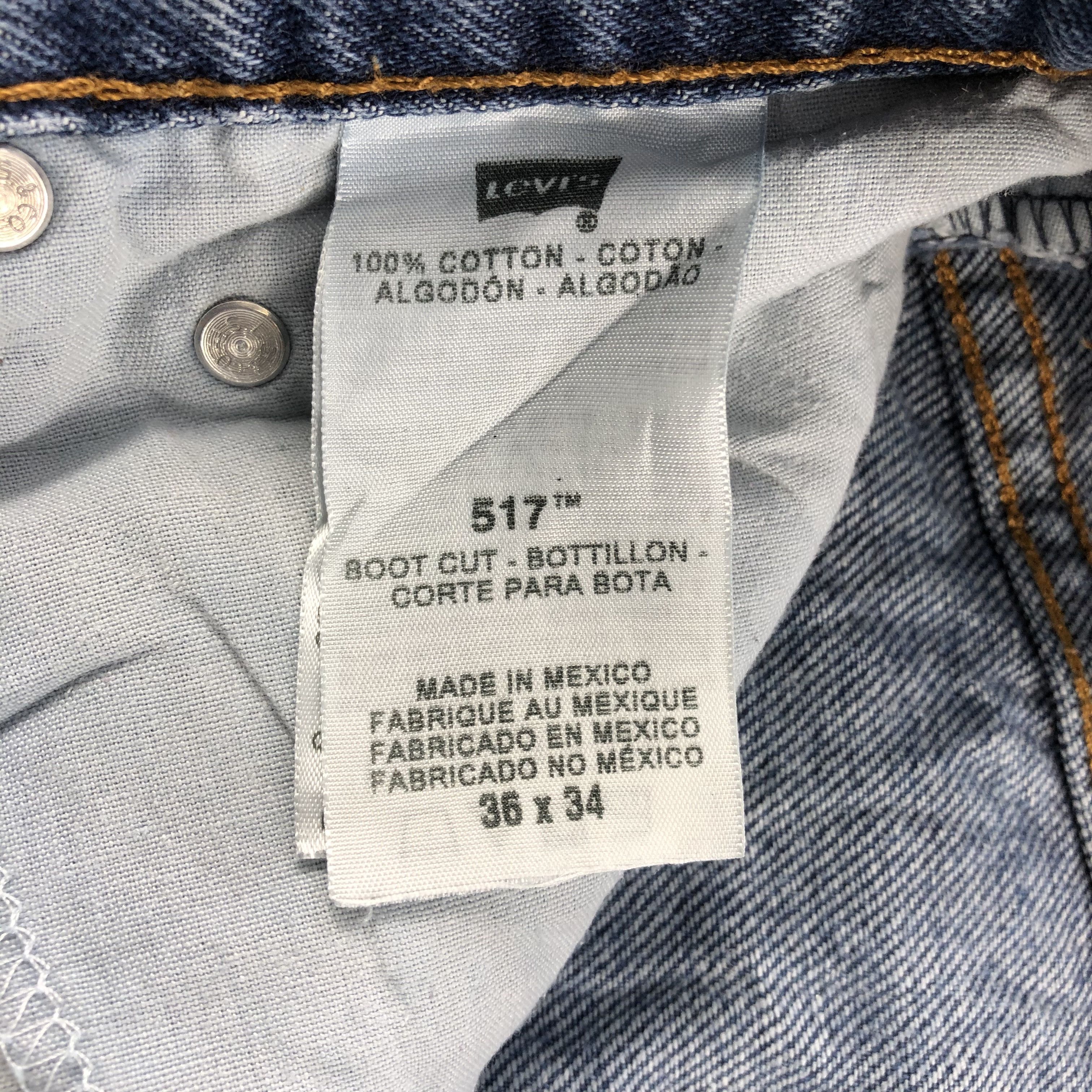 Levi's × Vintage Vintage Blue Wash Levis 517 Jeans-JM1713 Size US 35 - 14 Thumbnail