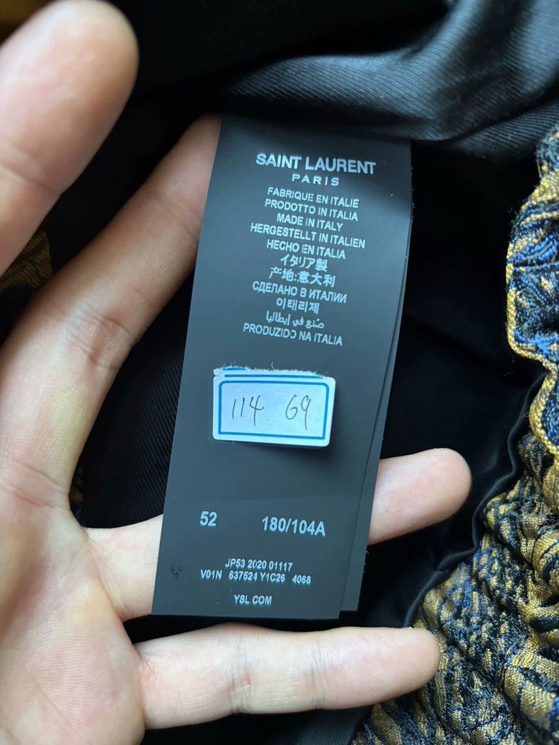 Saint Laurent Paris Saint laurent paris 21ss catwalk palm tree embroidered jack Size US L / EU 52-54 / 3 - 4 Thumbnail