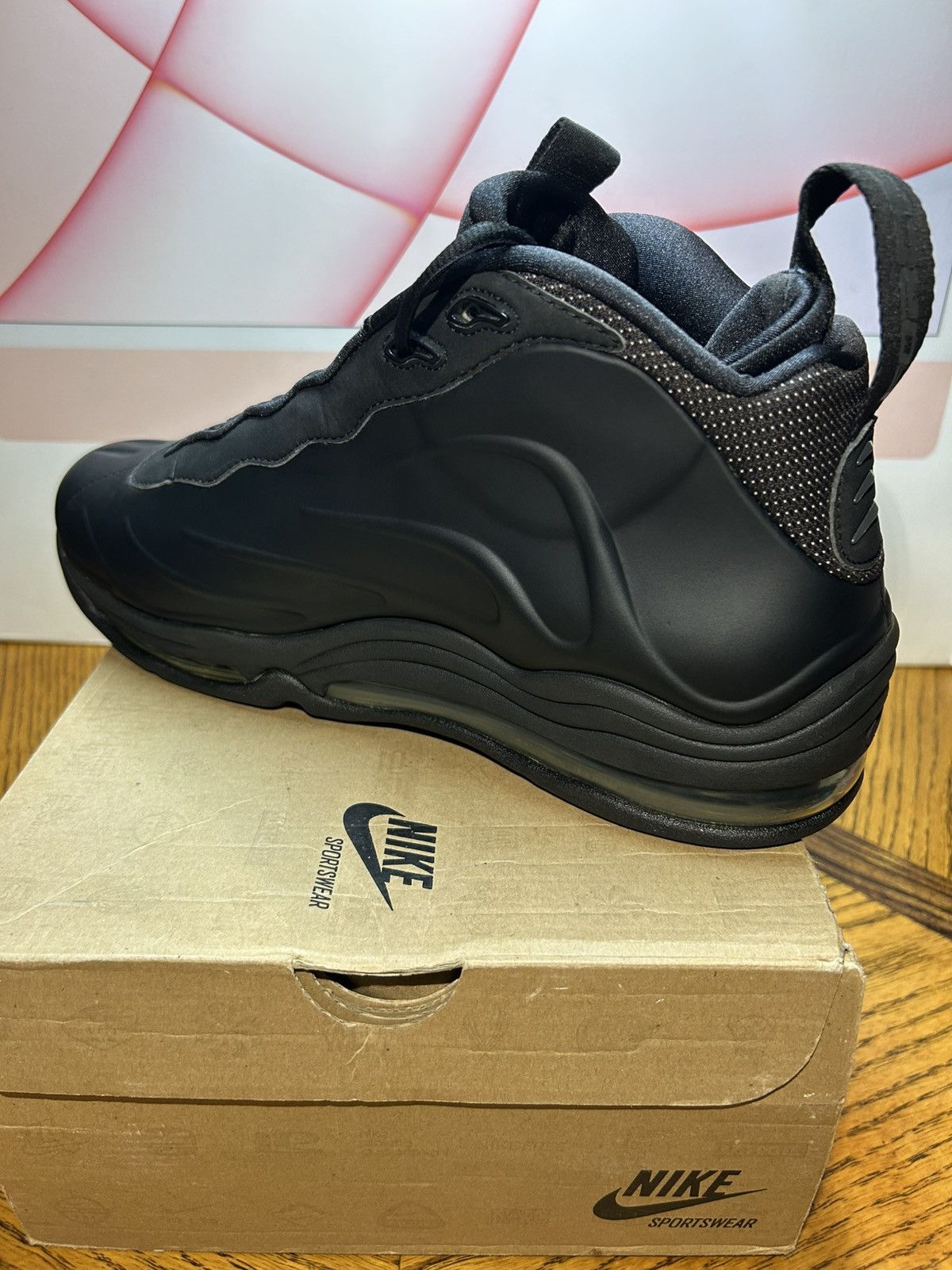 Nike Size 11.5 - Nike Total Air Foamposite Max Black Anthracite Size US 11.5 / EU 44-45 - 7 Thumbnail