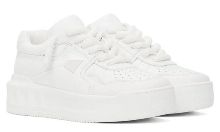 Valentino o1s22i1n0924 Extra Large One Stud Sneakers in White Size US 10 / IT 40 - 2 Thumbnail