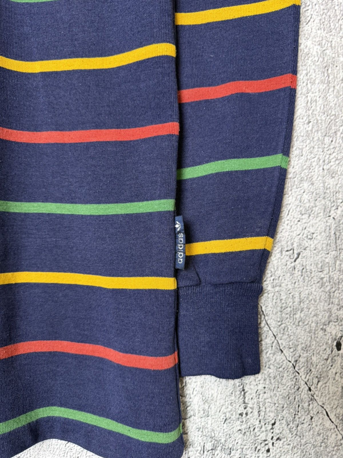 Adidas VTG 80s Adidas Made in Australia Striped Rugby Long Sleeve Size US M / EU 48-50 / 2 - 15 Thumbnail