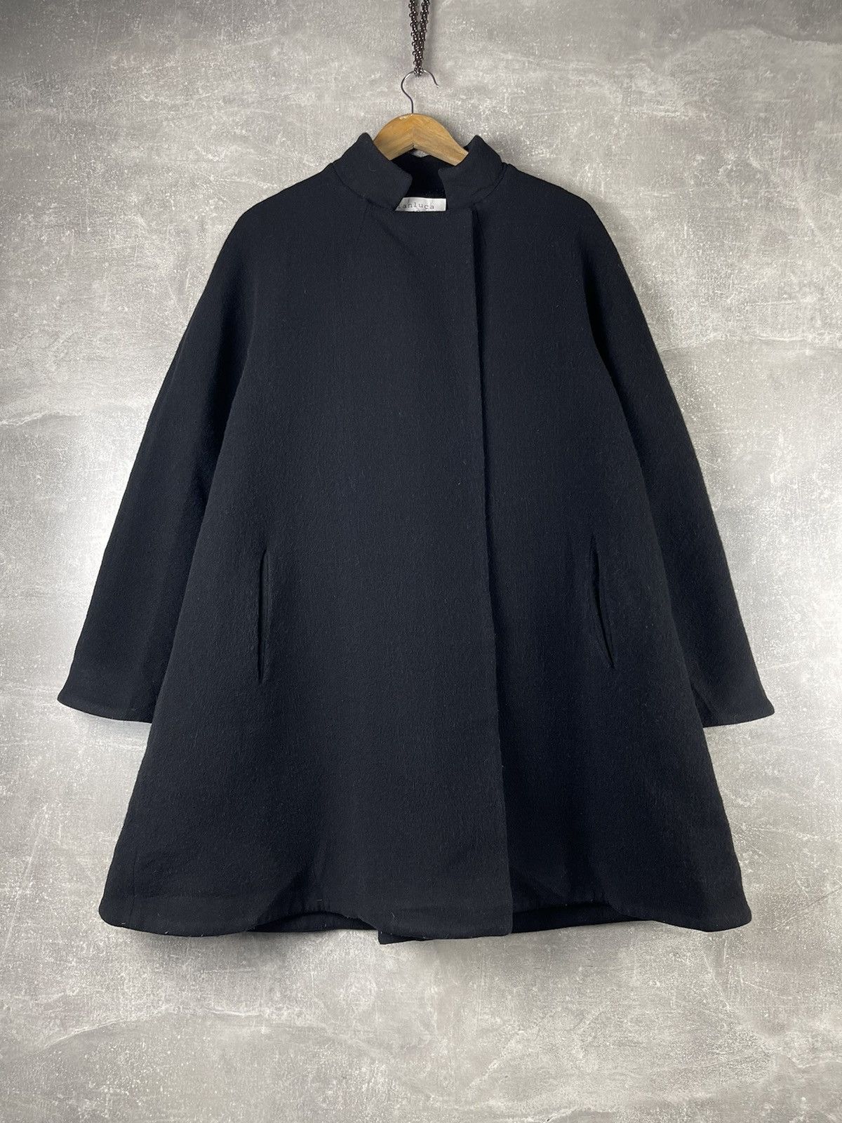 Other Gianluca Capannolo Minimalist Wool Blend Oversized Coat Size M / US 6-8 / IT 42-44 - 2 Thumbnail