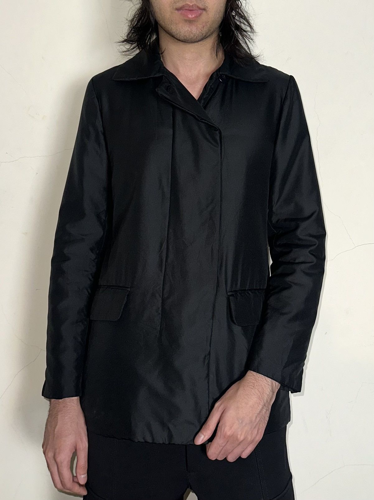 SS00 Black Nylon Work Jacket