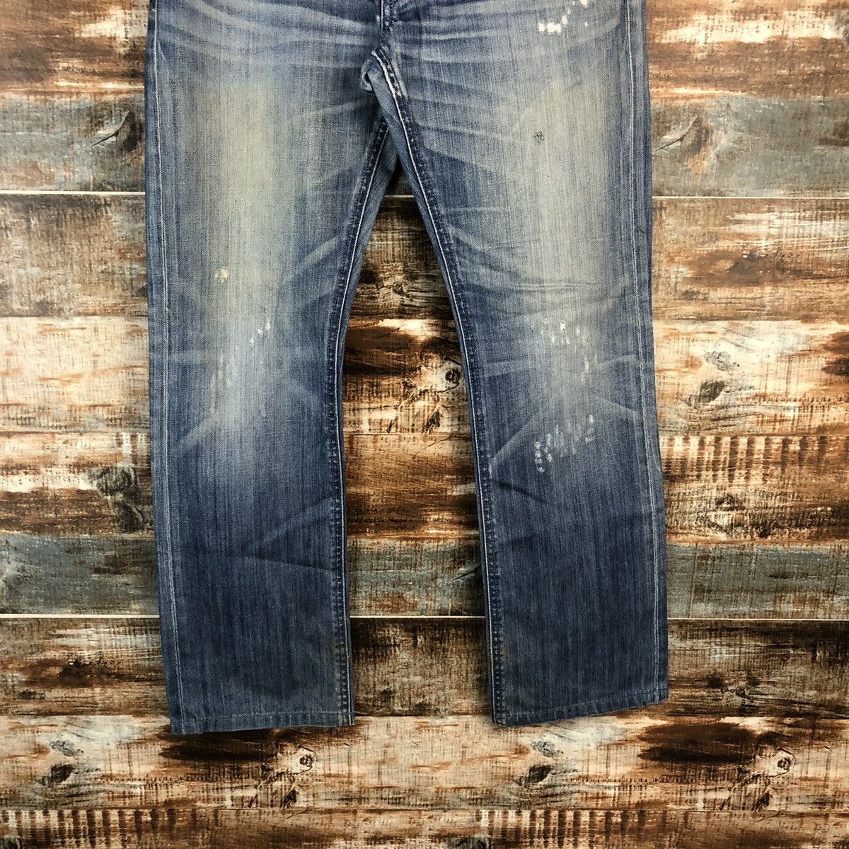 Burberry DLL Burberry Blue Distressed Denim Pants #C252 Size US 29 - 3 Thumbnail