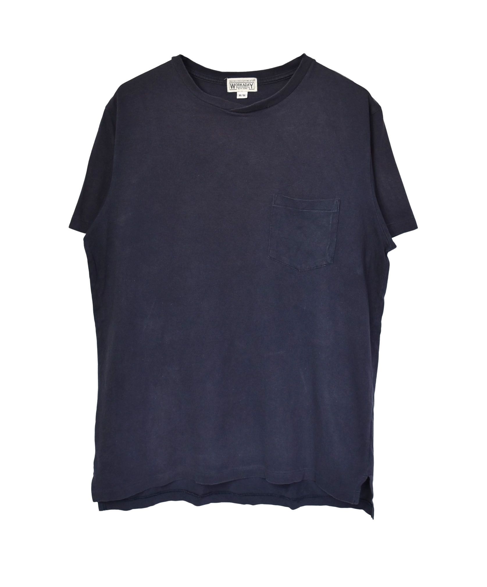 image of Engineered Garments Plain Pocket T-Shirt Tee 22771 - 0453 59 in Black, Men's (Size Medium)