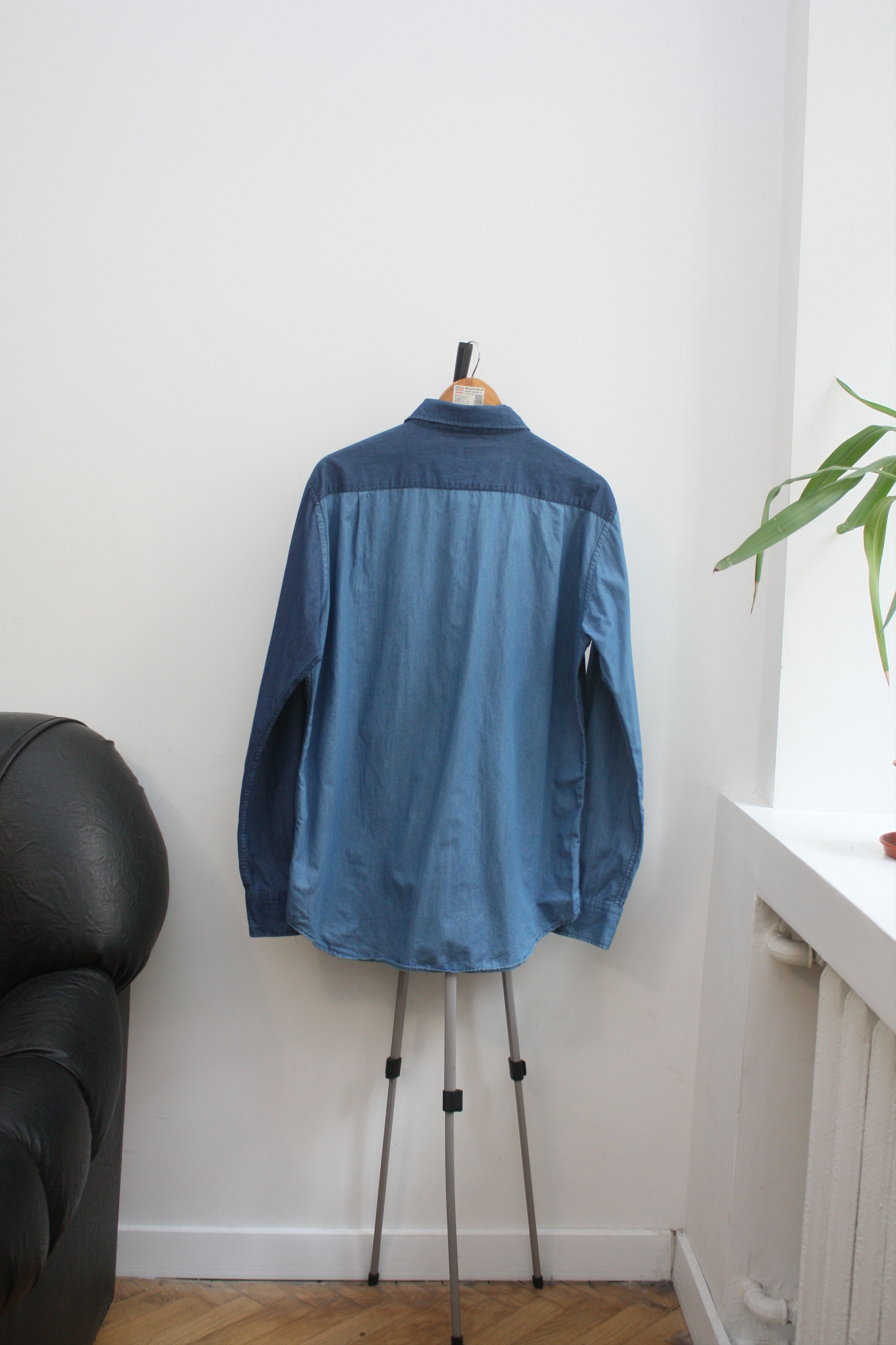 Global Work Global Work Denim Blue Patch Work Shirt Size US L / EU 52-54 / 3 - 4 Thumbnail