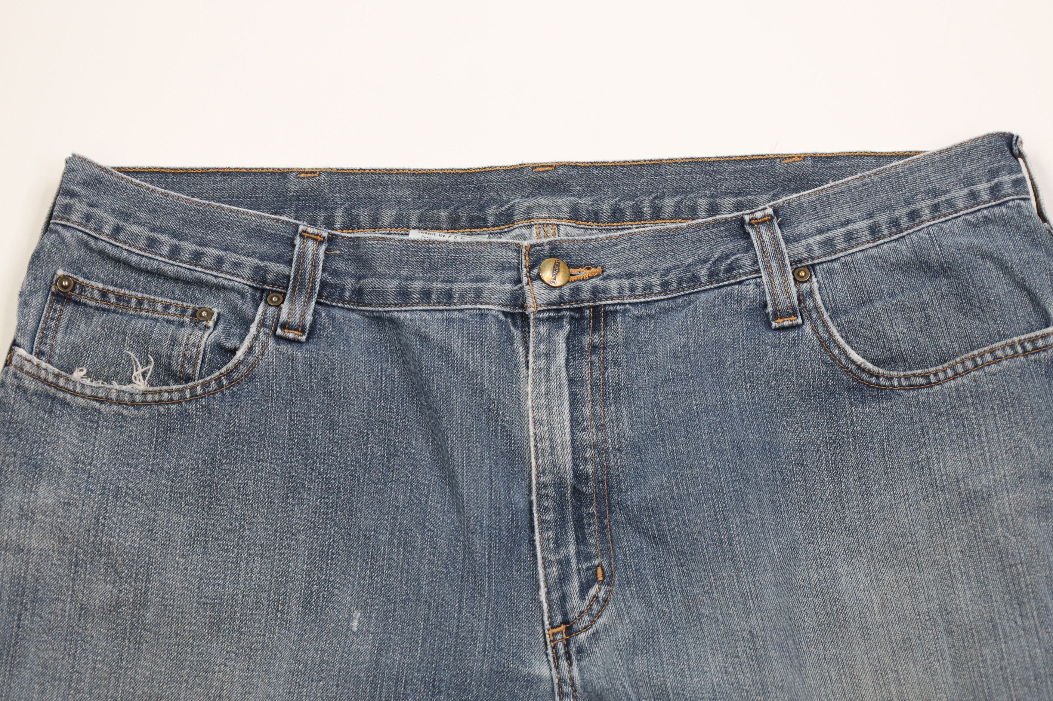 Carhartt Vintage Y2K Carhartt Relaxed Fit Wide Leg Denim Jeans Blue Size US 40 / EU 56 - 2 Thumbnail