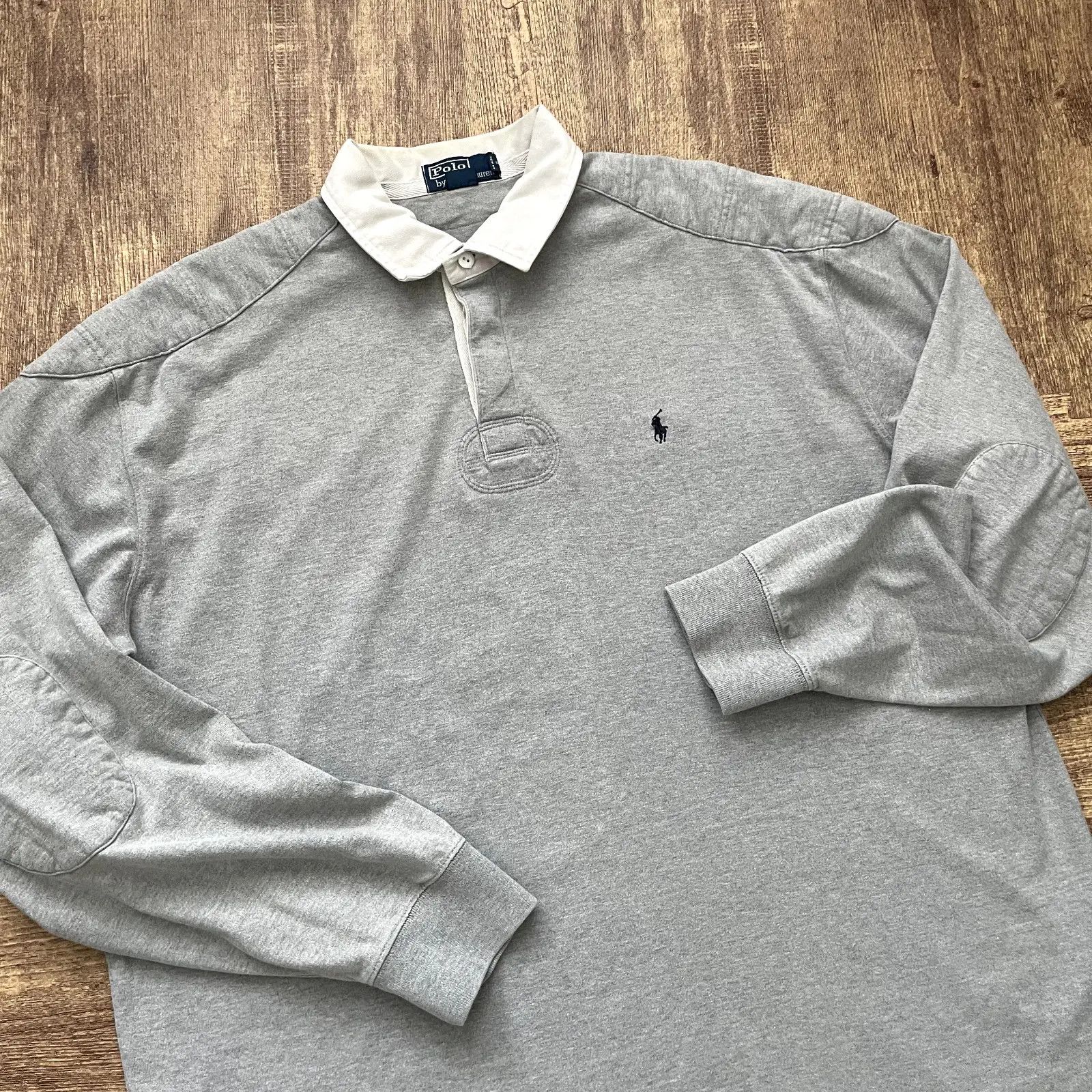 Polo Ralph Lauren × Vintage Vintage Polo Ralph Lauren Rugby Shirt Size XL Size US XL / EU 56 / 4 - 3 Thumbnail