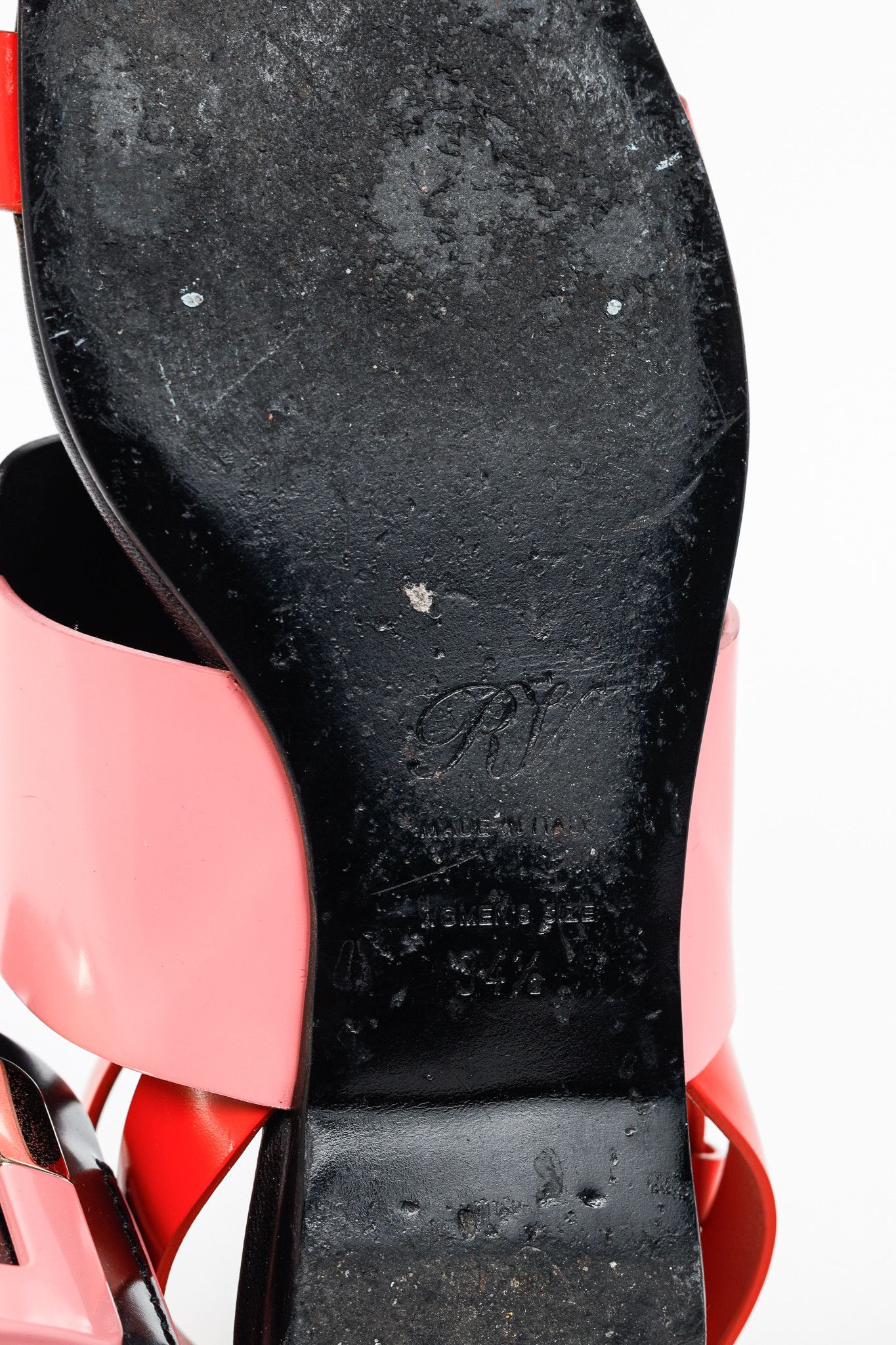 Roger Vivier Roger Vivier SS/14 Colour-Block Buckle Flat Sandals Size US 4 / IT 34 - 6 Thumbnail