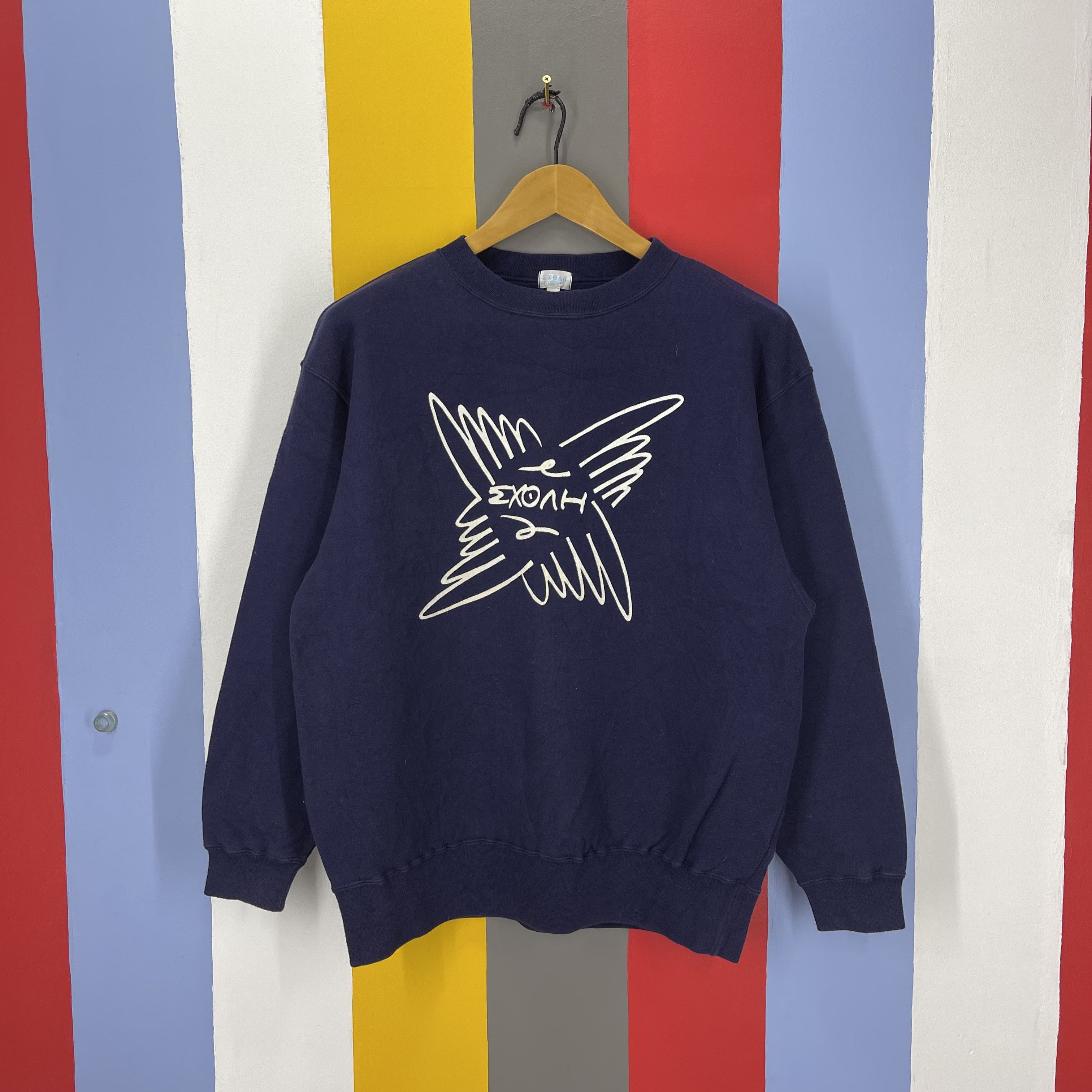 Japanese Brand EXOAH Made In Japan Crew Neck Sweatshirt #1192/AP Size US M / EU 48-50 / 2 - 1 Thumbnail