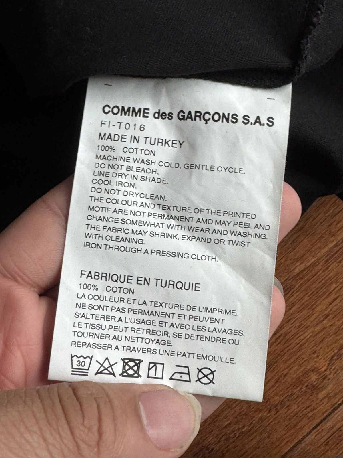 CDG by Comme des Garcons Comme des Garçons black long sleeve shirt Size US S / EU 44-46 / 1 - 6 Thumbnail