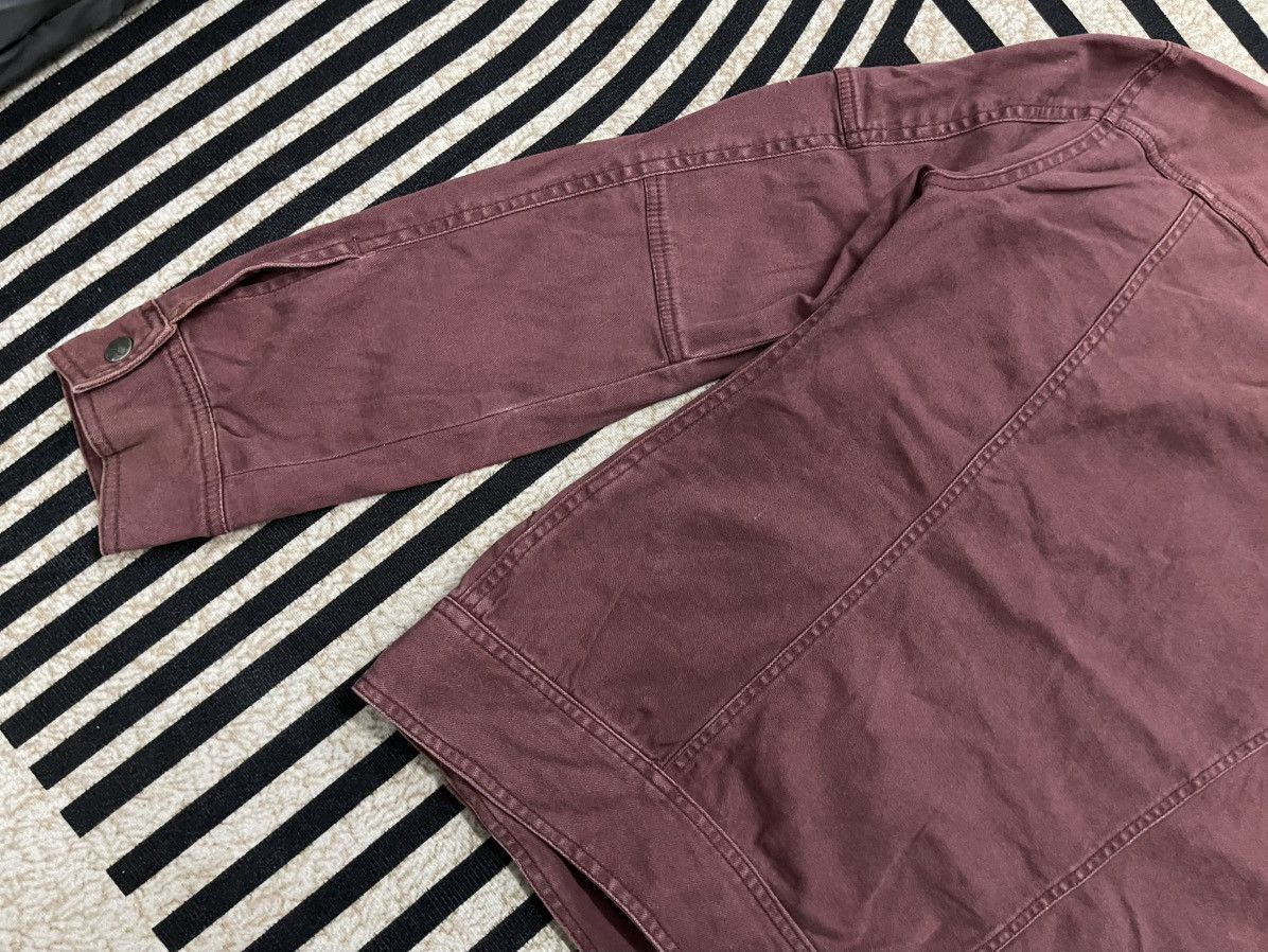 Dickies × Vintage 2000s DICKIES RED ZIPPER BIKER JACKET FADED Size US L / EU 52-54 / 3 - 14 Thumbnail