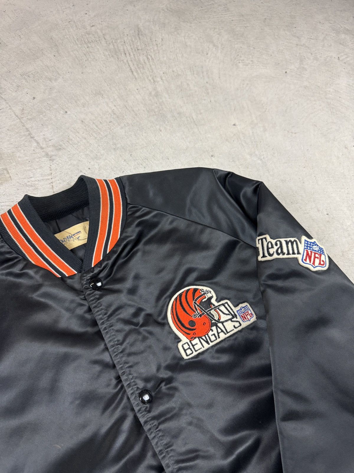 Chalk Line × Vintage 1990’s Bengals Chalk Line Bomber Jacket Size US L / EU 52-54 / 3 - 6 Thumbnail