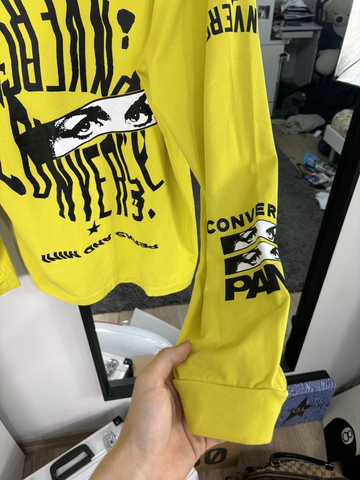 Balenciaga × Japanese Brand × Vans 5XL Balenciaga Style Long Big Hip Hop Longsleeve Hoodie Vans Size US XL / EU 56 / 4 - 4 Thumbnail