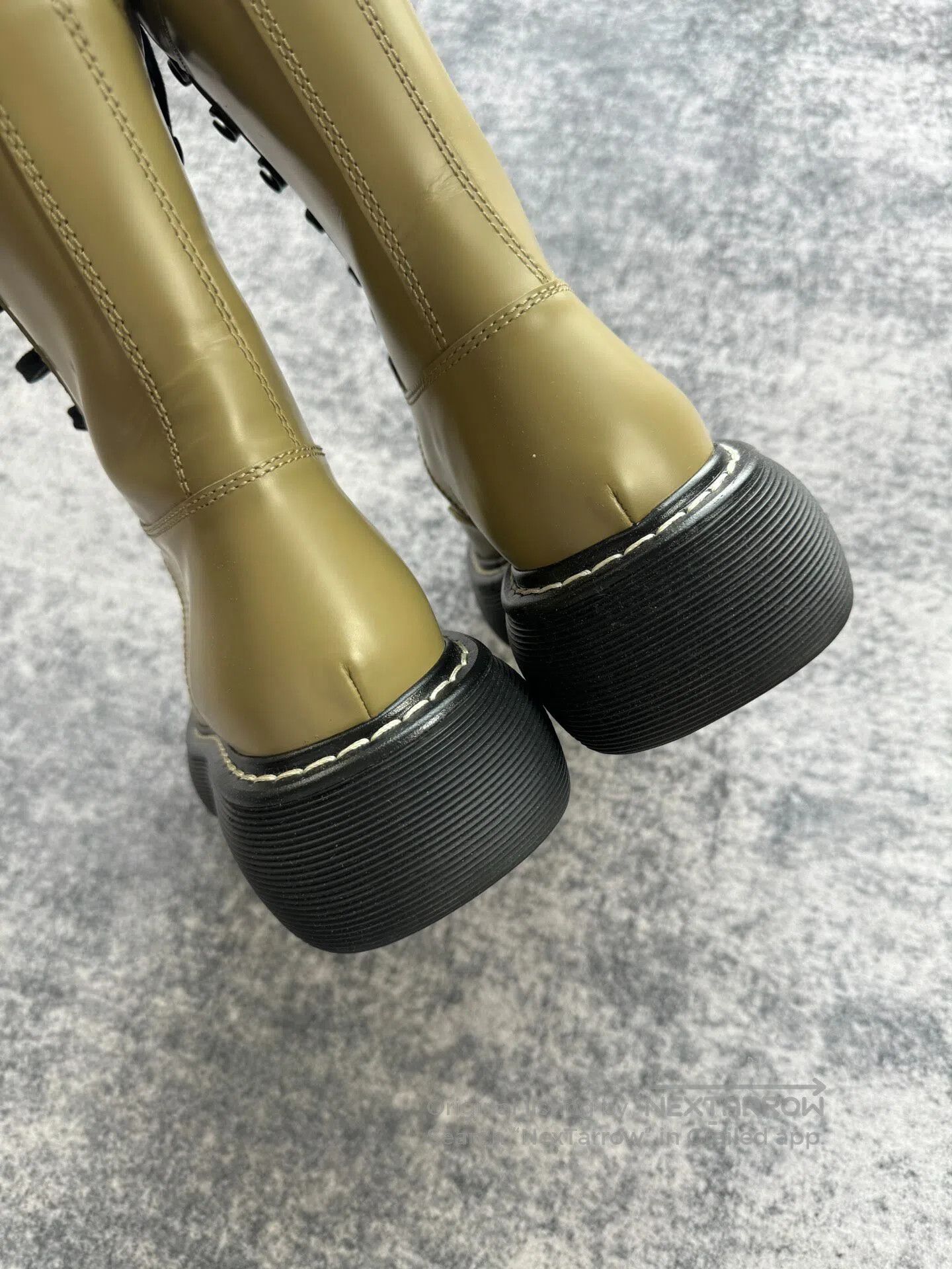 Bottega Veneta Bottega Veneta Brown Platform Combat Boots| Size US 5.5 / IT 35.5 - 5 Thumbnail