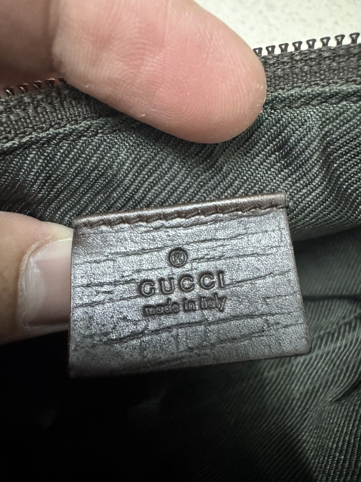 Gucci GUCCI BOAT POCHETTE MONOGRAM SHOULDER BAG Size ONE SIZE - 7 Thumbnail