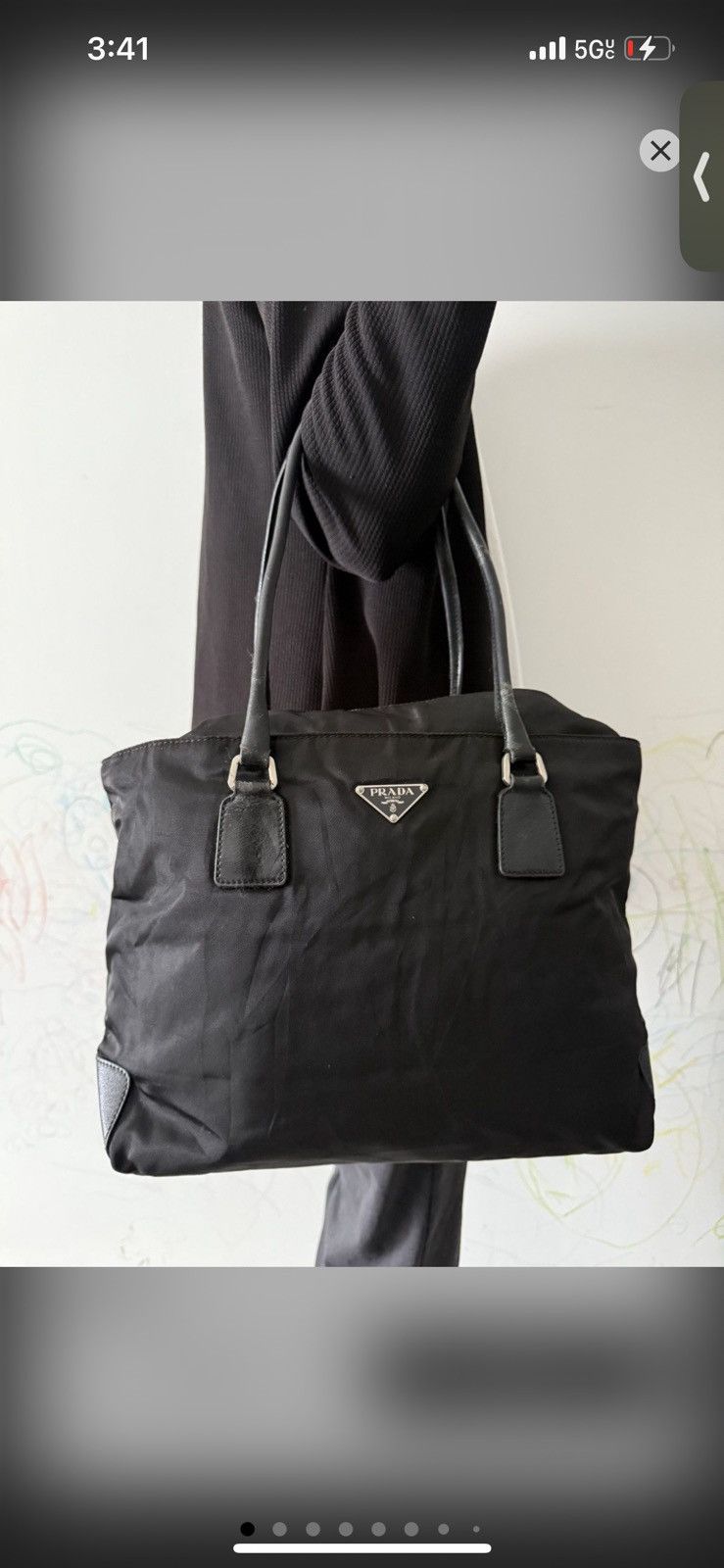 Prada Black Prada luggage bag Size ONE SIZE - 1 Thumbnail
