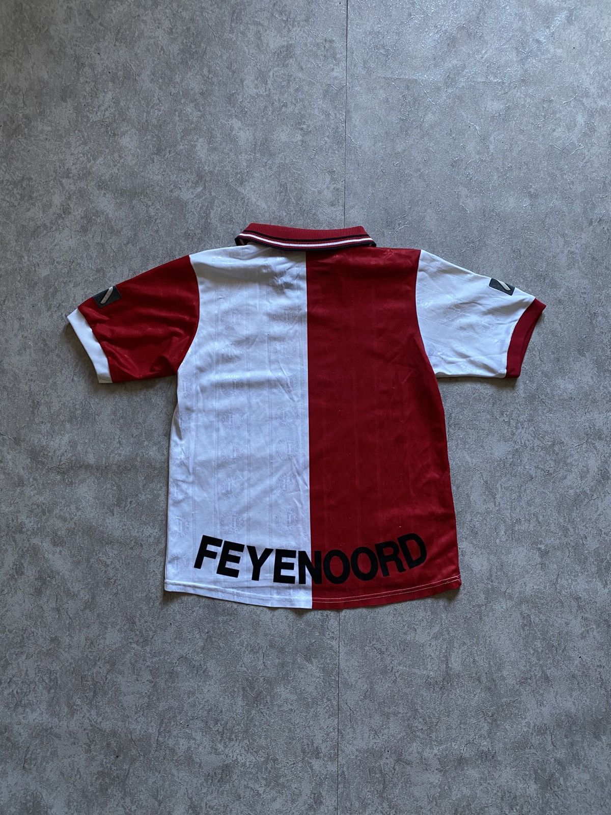 Adidas 1997/98 Feyenoord Rotterdam Home Adidas Jersey Made in UK Size US S / EU 44-46 / 1 - 2 Thumbnail