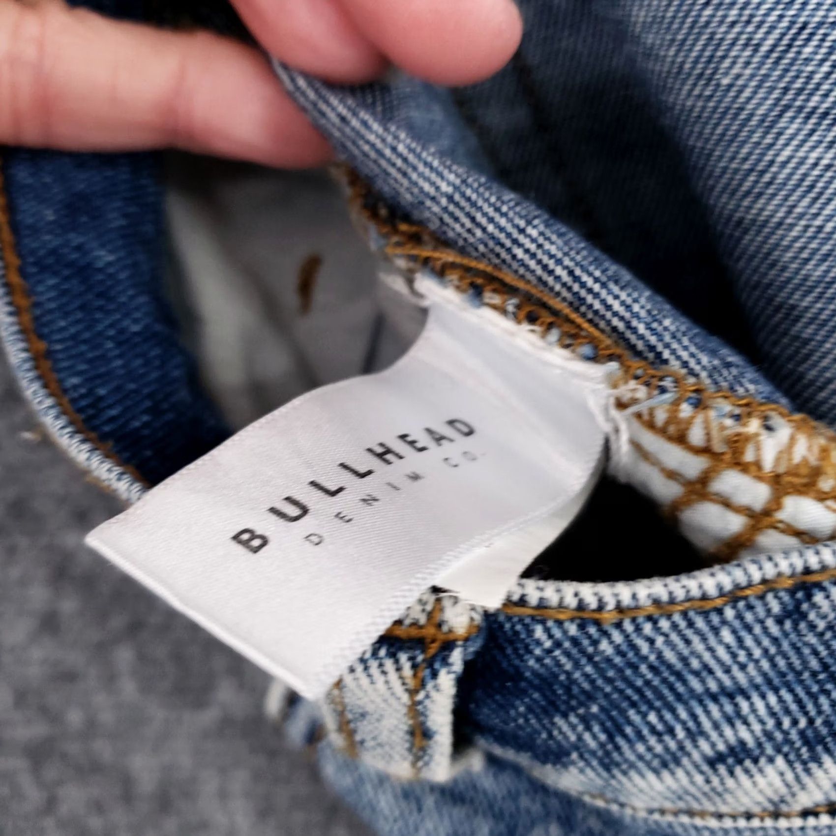 Denime Bullhead Jeans Womens 3 Skinny Boyfriend Distressed Stone Blue Denim Size 26" / US 2 / IT 38 - 5 Thumbnail