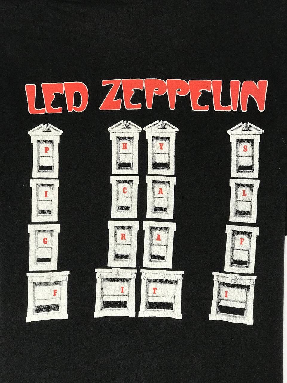 Band Tees Vintage 1988 Led Zeppelin Physical Graffiti album Size US L / EU 52-54 / 3 - 10 Thumbnail