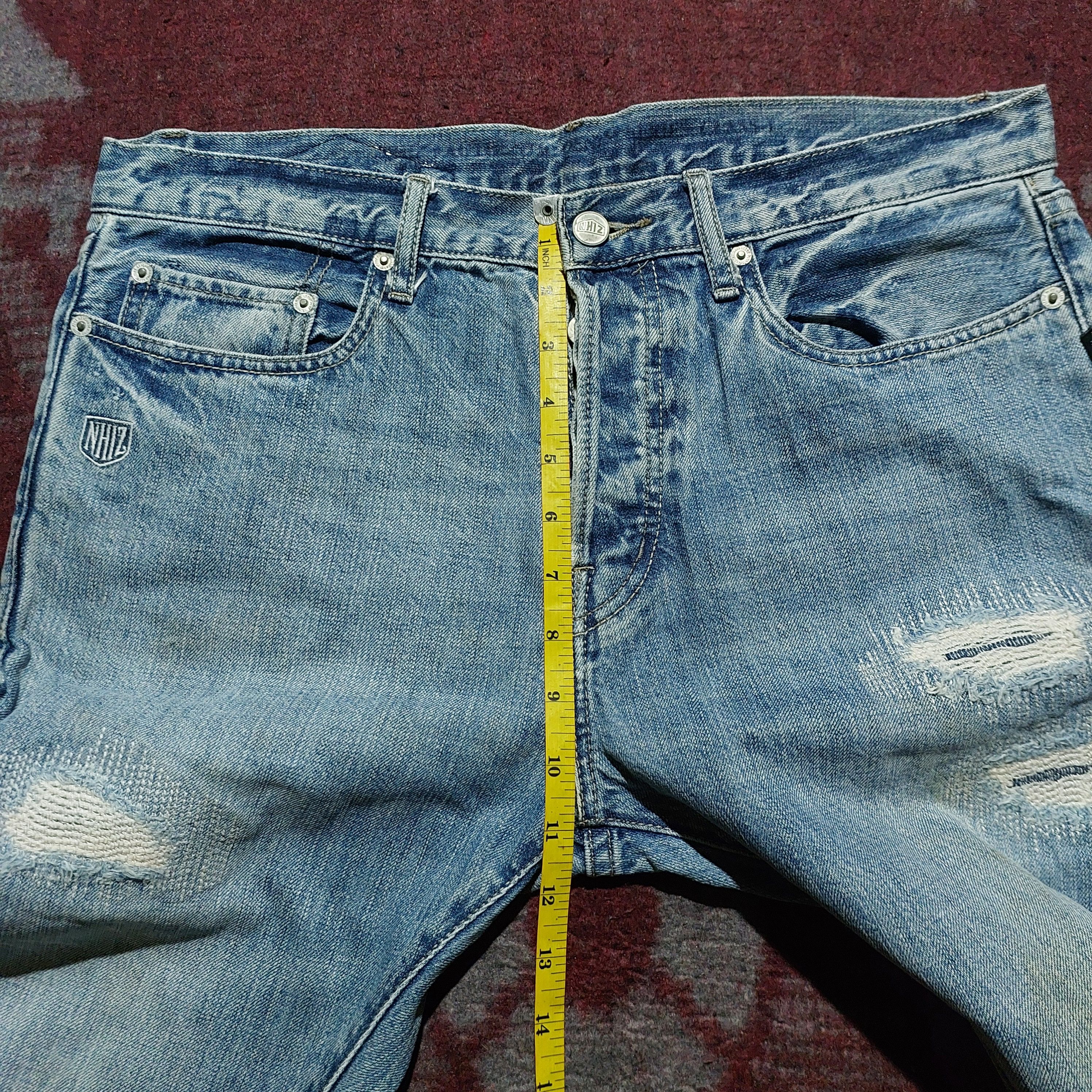 Neighborhood Vintage Izzue plus Neighborhood Distressed blue denim Size US 32 / EU 48 - 17 Thumbnail