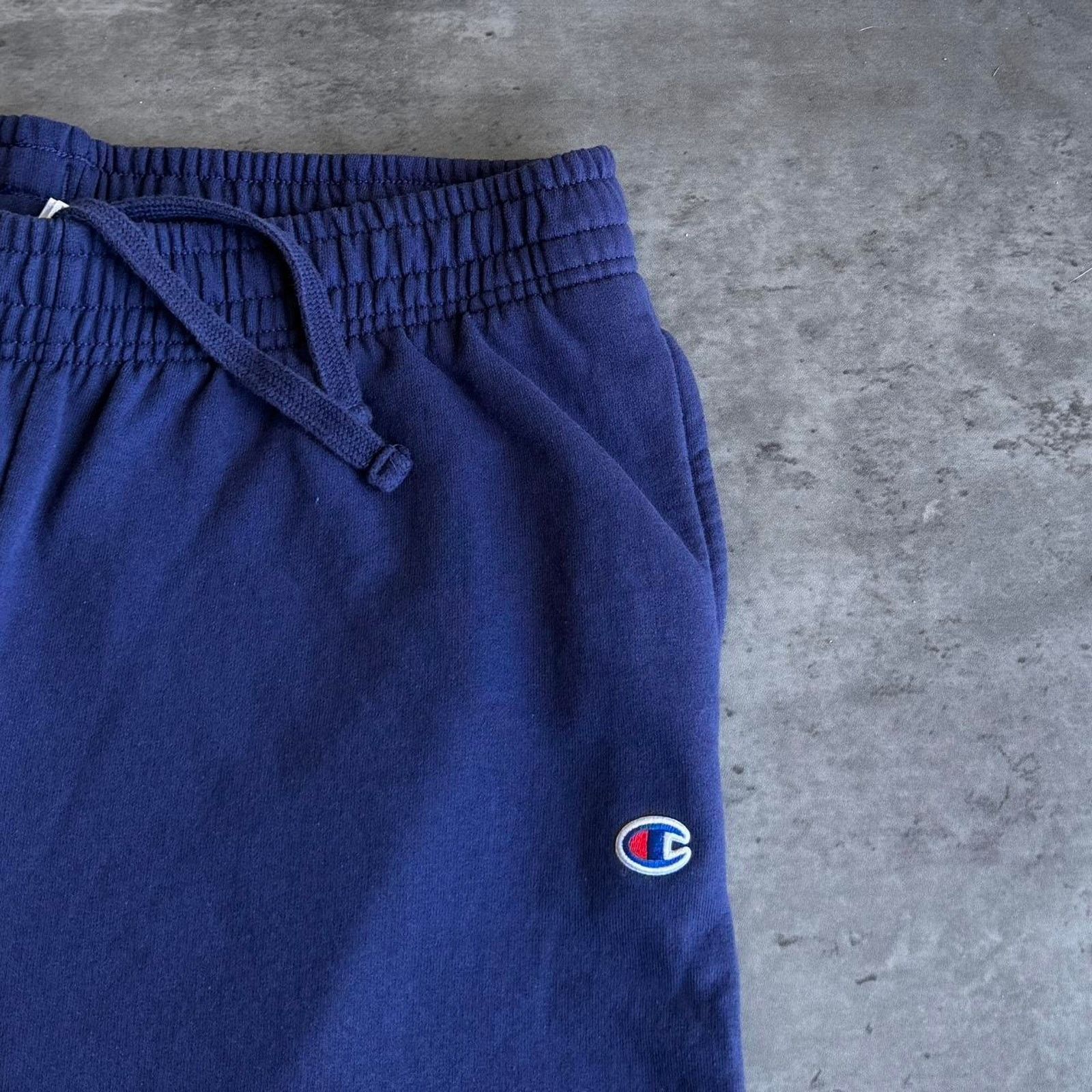 Champion × Vintage Vintage Y2K Champion Baggy Blue Grunge Opium Sweatpants Size US 34 / EU 50 - 3 Thumbnail