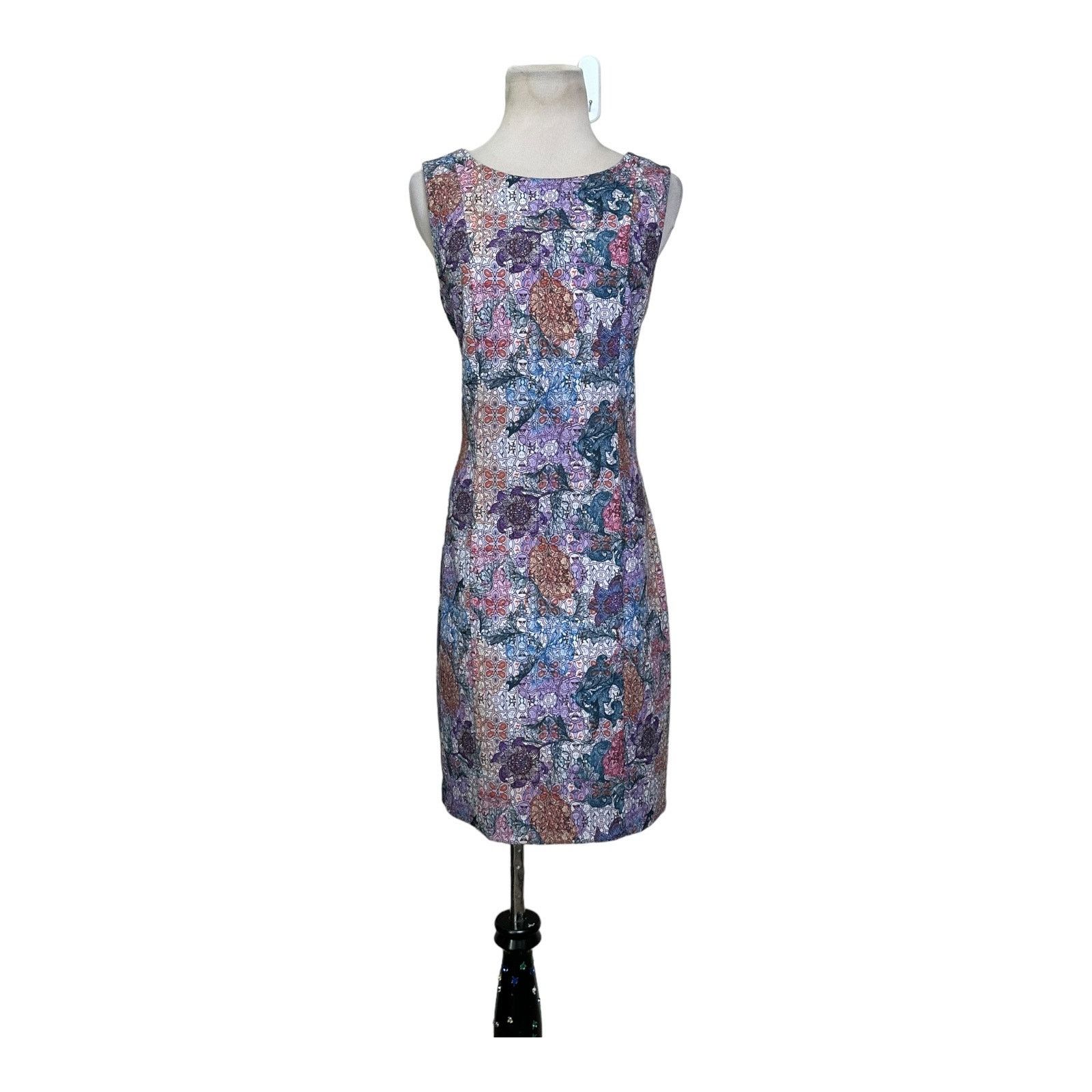 H&M H&M colorful floral sleeveless sheath mini dress size 12 Size XL / US 12-14 / IT 48-50 - 5 Thumbnail