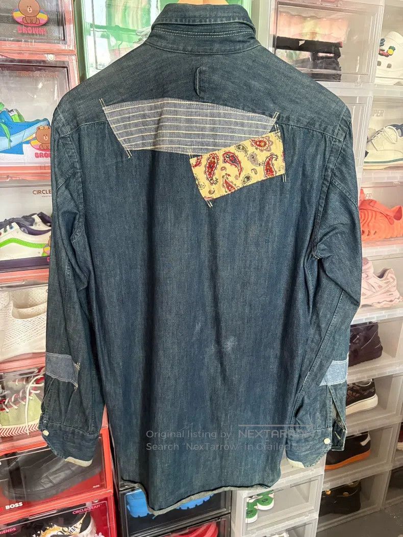 Junya Watanabe Junya Watanabe Patchwork denim shirt Size US S / EU 44-46 / 1 - 3 Thumbnail