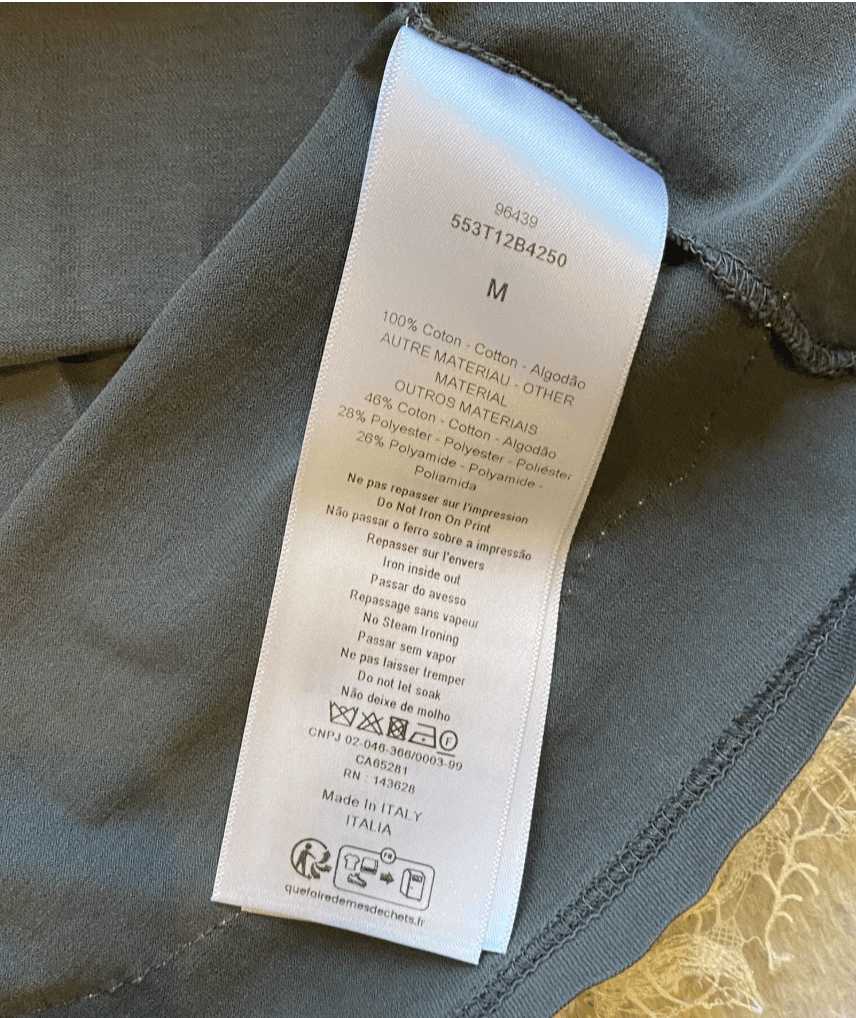 Dior christian Dior J’Adore Tank M Gray Lace logo Cotton Runway Size M / US 6-8 / IT 42-44 - 9 Thumbnail