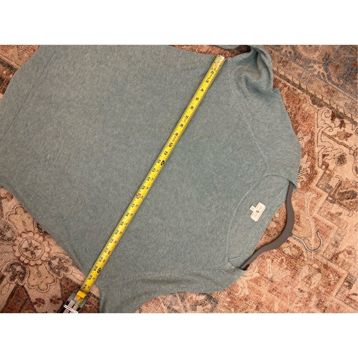 Lou & Grey Lou & Grey Teal Blue Knit Sweater, size Medium Size M / US 6-8 / IT 42-44 - 3 Thumbnail