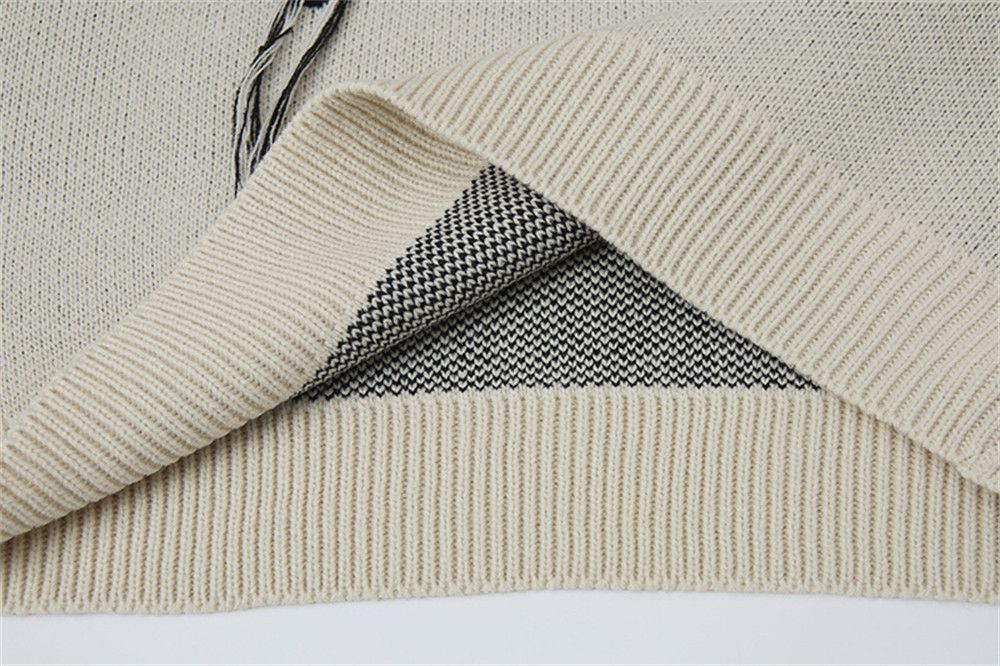 Vintage Loose casual men's high street butterfly lapel sweater Size US M / EU 48-50 / 2 - 5 Thumbnail