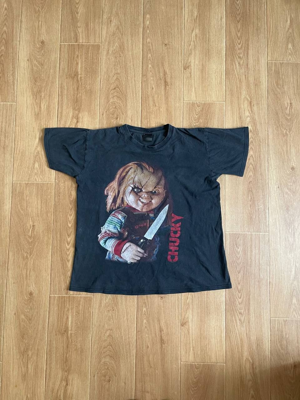 Vintage Chucky vintage big logo tee t-shirt Size US M / EU 48-50 / 2 - 2 Thumbnail