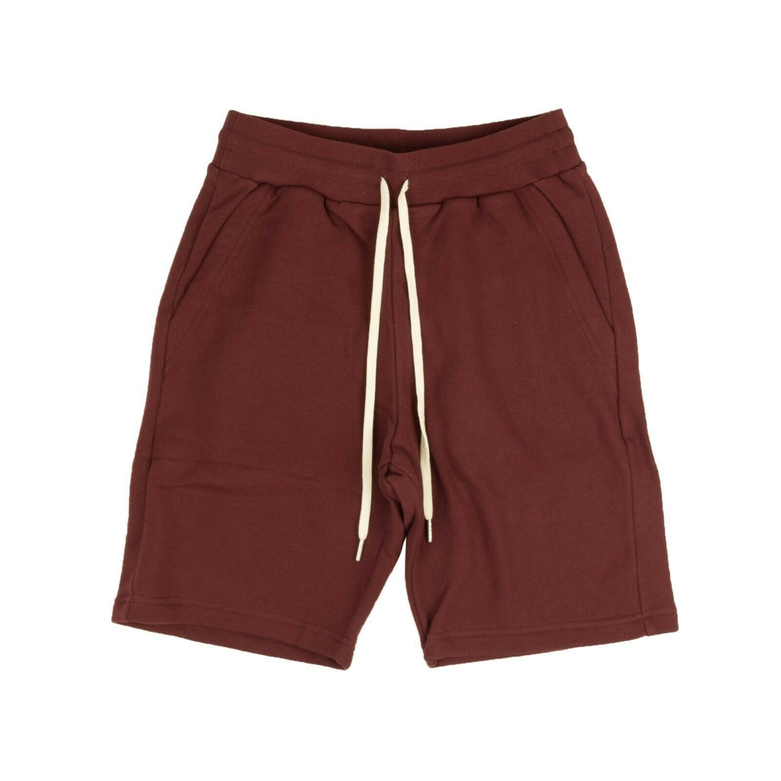 image of John Elliott Maroon Oxblood Crimson Drawstring Shorts Size 1, Men's