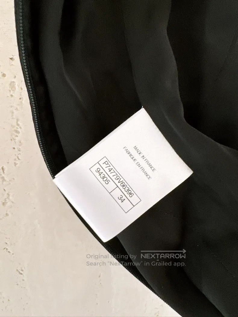 Chanel Chanel 23S full logo pearl hanging neck dress Size XXS / US 00 / IT 34 - 8 Thumbnail