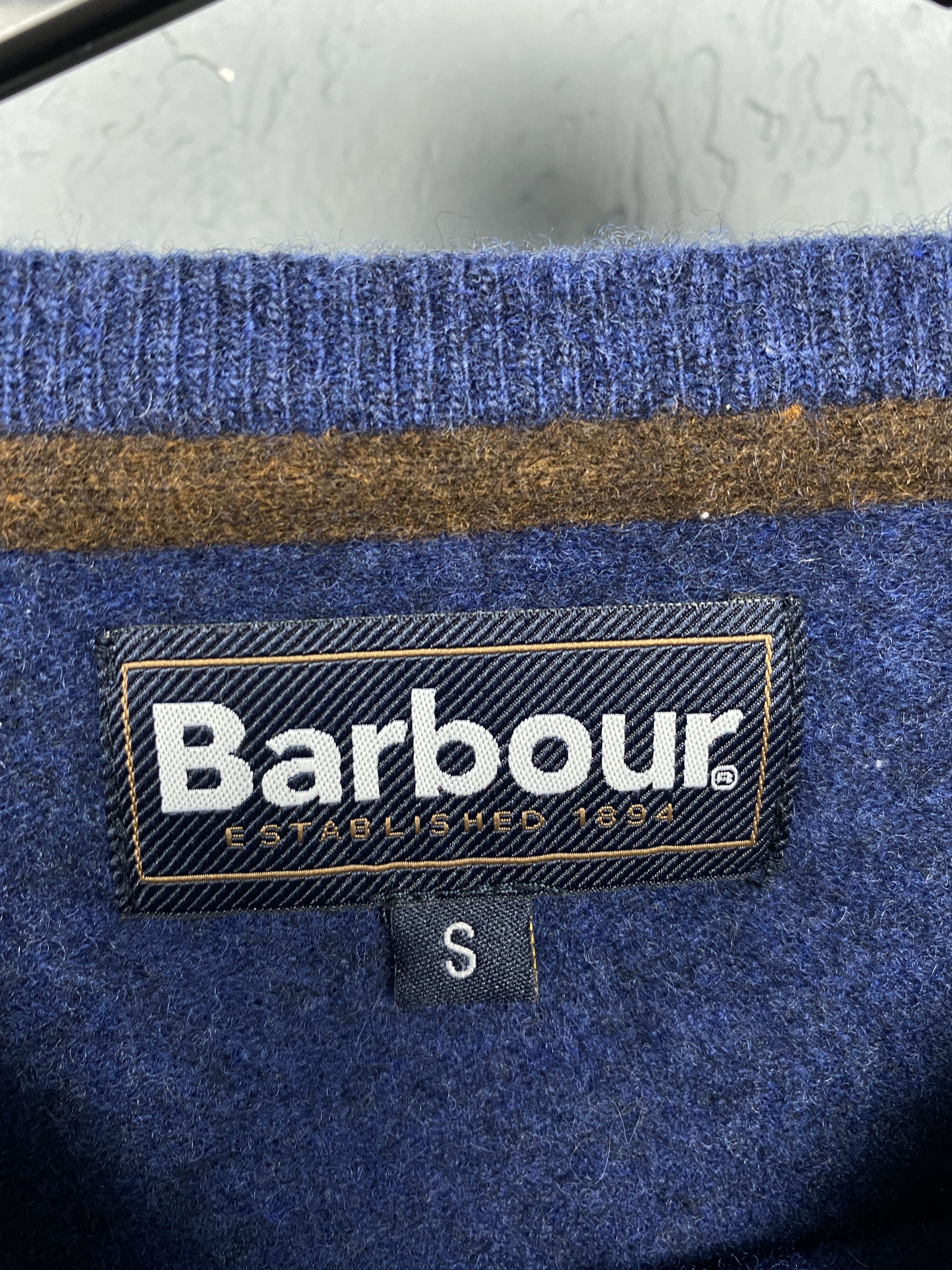 Barbour Barbour Vintage Mens Wool Knit Sweater Y2K Size US S / EU 44-46 / 1 - 4 Thumbnail