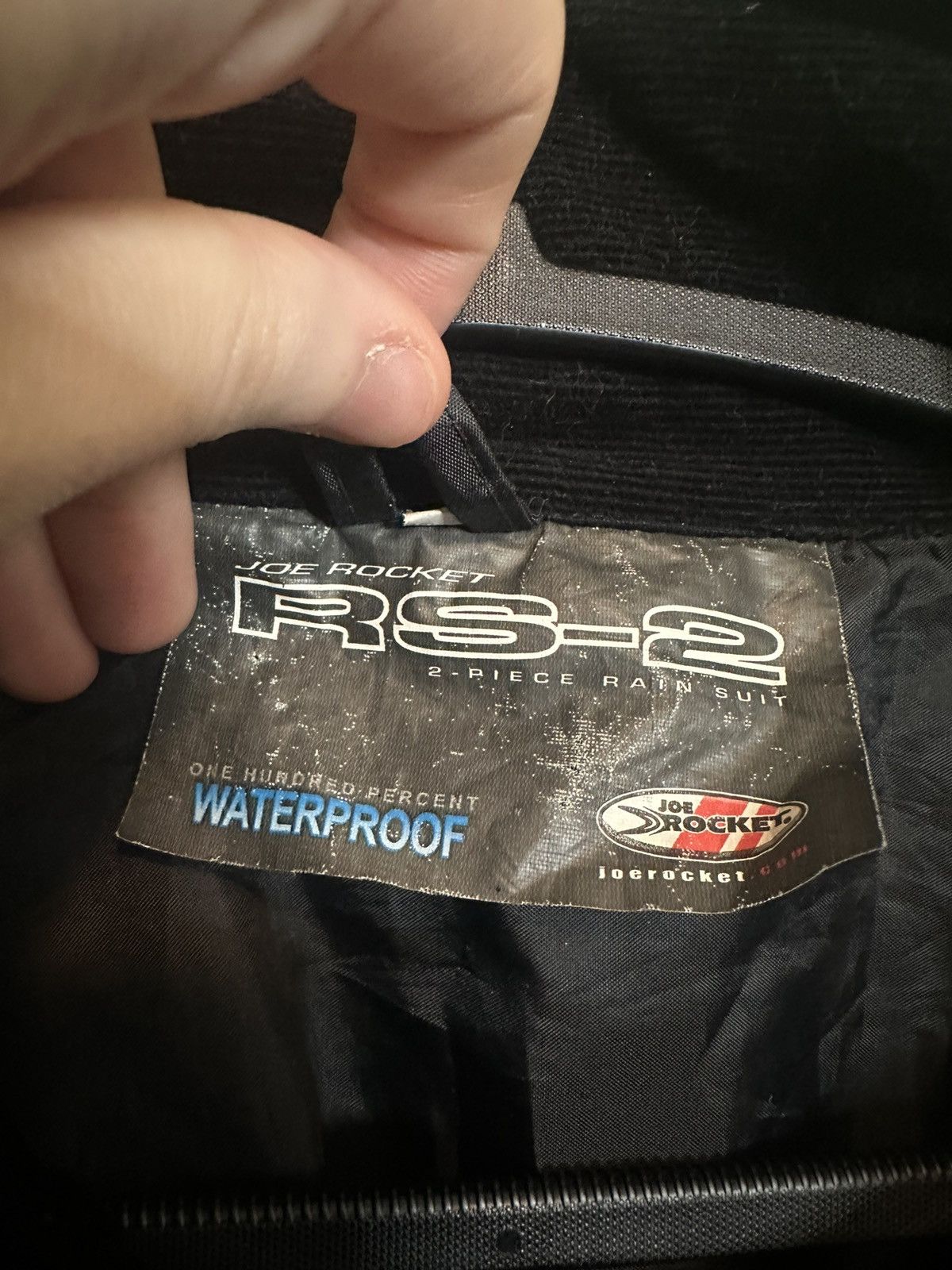 Joe Rocket RS-2 zip-up waterproof reflective motorcycle rain jacket Size US M / EU 48-50 / 2 - 9 Thumbnail