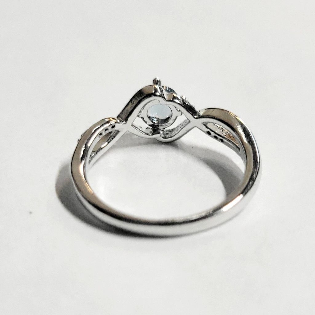 The Unbranded Brand Blue cubic zirconia ring with accents size 7 Size ONE SIZE - 4 Thumbnail