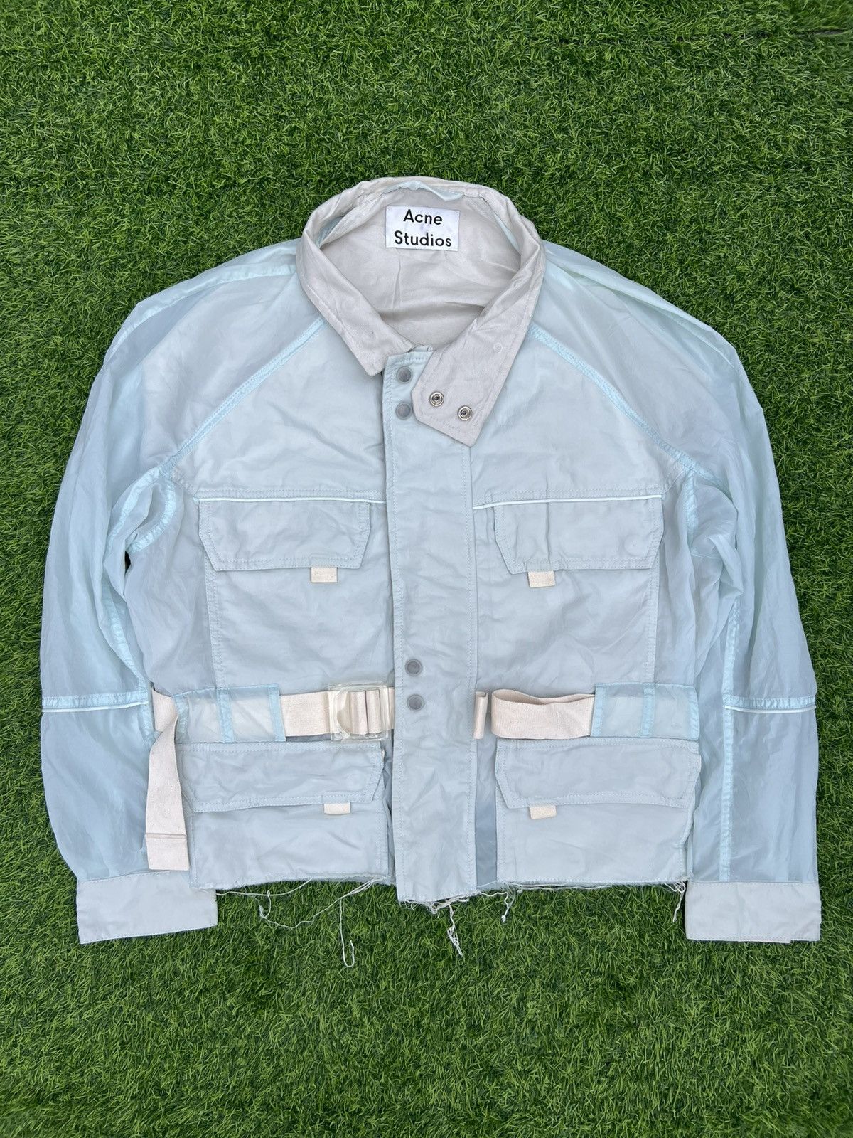 Acne Studios Acne Studios "Distressed Utility" Sheer Field Jacket-M EU/48 Size US M / EU 48-50 / 2 - 1 Thumbnail