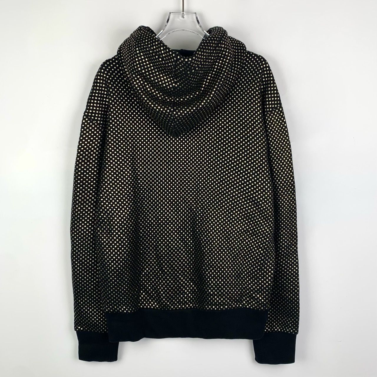 Gucci Gucci Logo and Star Print Hooded Black and Gold Cotton Long- Size S / US 4 / IT 40 - 7 Thumbnail