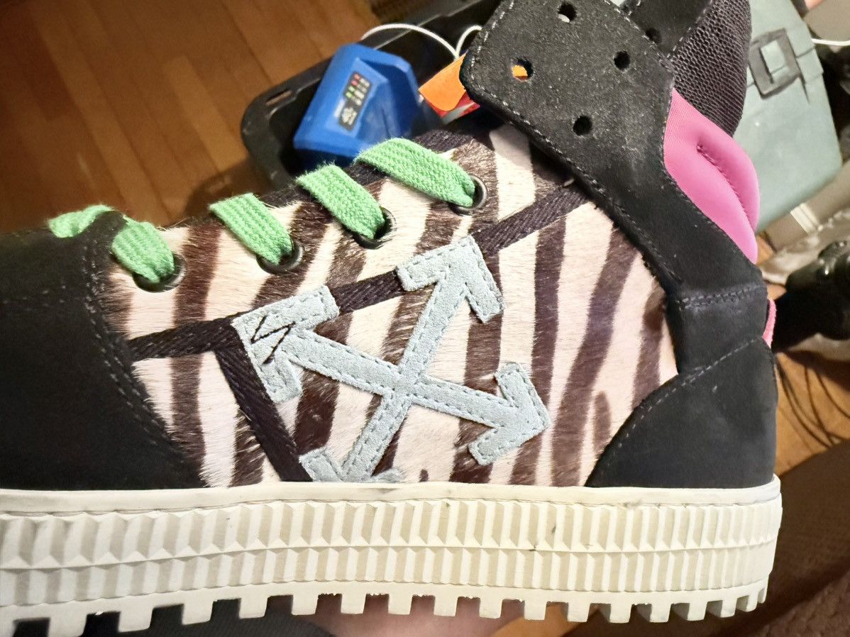 Off-White Off White “Off Court 3.0 Leather” Zebra Black, DS! OG Box Size US 12 / EU 45 - 11 Thumbnail