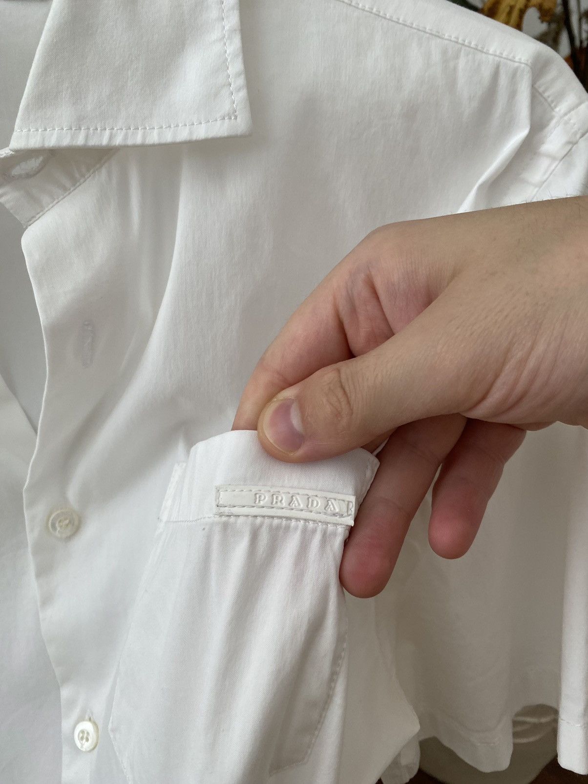 Prada Vintage Prada Short Sleeve Shirt Button Up Size US S / EU 44-46 / 1 - 5 Thumbnail