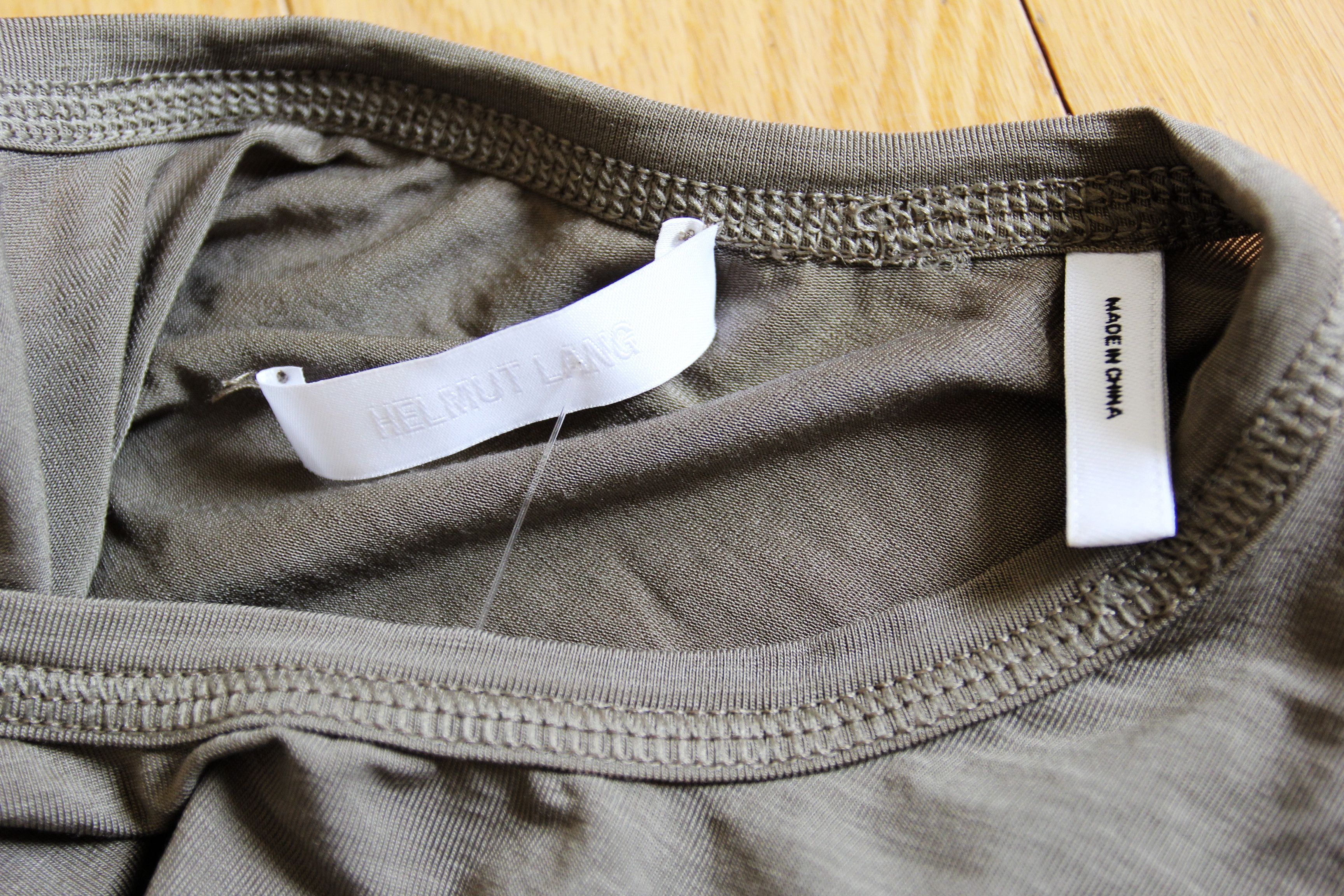 Helmut Lang BNWT SS25 HELMUT LANG KHAKI PROTECTION MIDI DRESS L Size L / US 10 / IT 46 - 10 Thumbnail