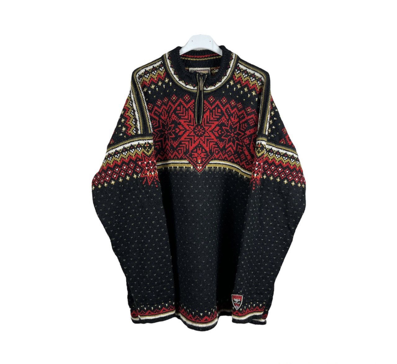 Dale Of Norway × Vintage Vintage Dale of Norway wool heavy patterned zip sweater knit Size US XL / EU 56 / 4 - 1 Thumbnail