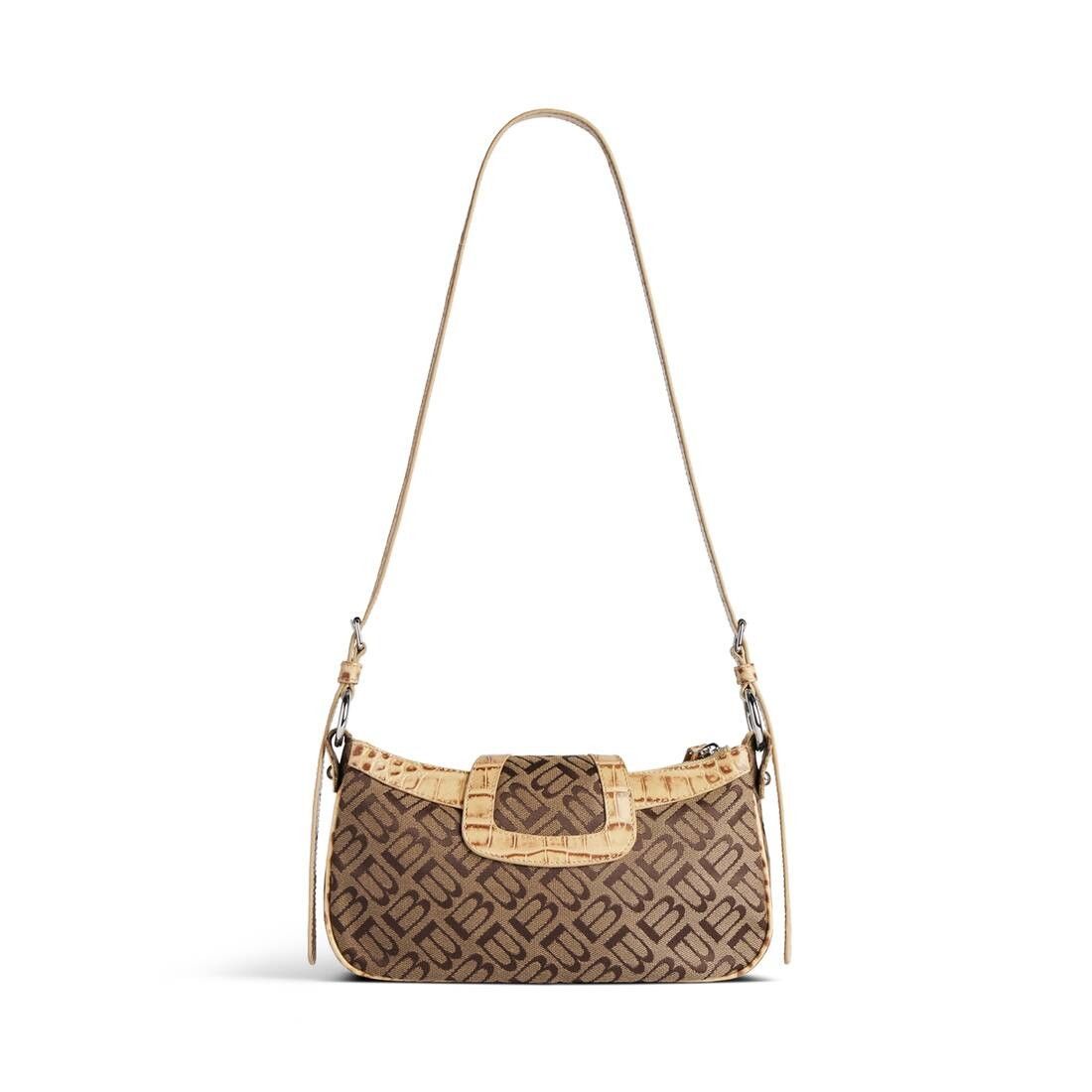 Balenciaga o1tr1nto1025 Size: OS / Essex Small Shoulder Bag in Beige Size ONE SIZE - 4 Thumbnail