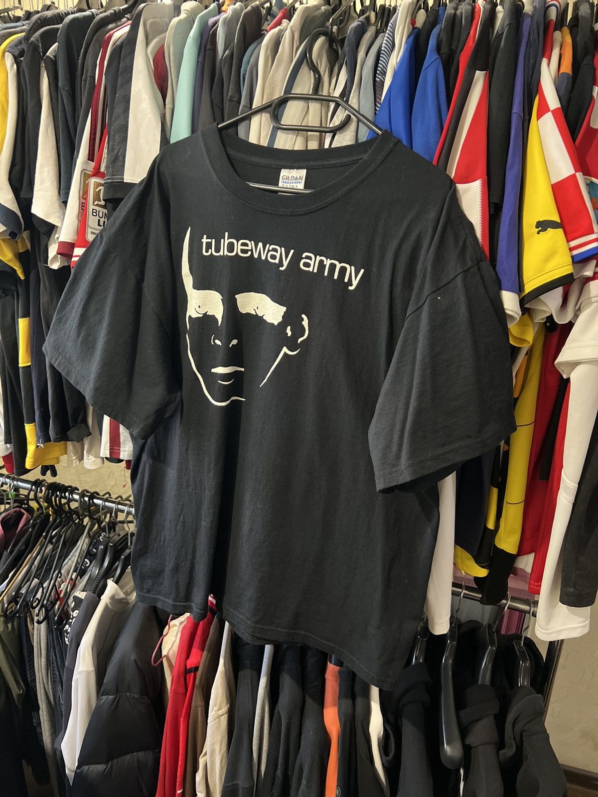 Band Tees × Vintage VINTAGE GARY NUMAN TUDEWAY ARMY BAND ROCK AOP T SHIRT SZ XL Size US XL / EU 56 / 4 - 1 Thumbnail